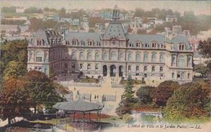 France Le Havre L'Hotel de Ville et le Jardin Public