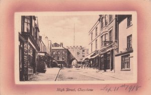High Street Chepstow Pub Boarding House Hotel 1918 WW1 Postcard