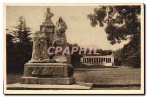 Postcard Old Montpellier Herault the Esplanade Park