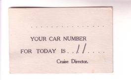 SS Coamo 1937 Cruise Puerto Rico Car Card