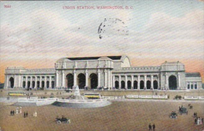 Union Railroad Station Washington D C 1909