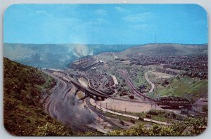 Vtg Pittsburgh PA Edgar Thompson Works Carnegie-Illinois Steel Company Postcard