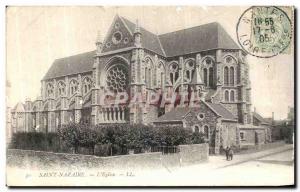 Postcard Old Saint Nazaire The Church