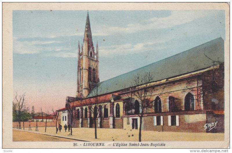 L'Eglise Saint-Jean Baptiste, Libourne (Gironde), France, 1910-1920s