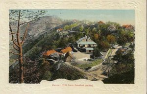 India Postcard - Kasouli Hill from Garkhal [India]  U519