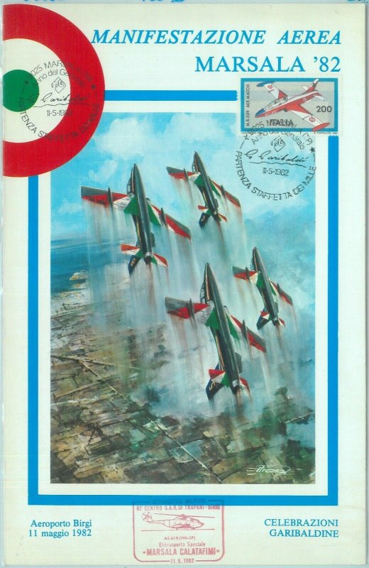 84710 - cancellation AIR EVENT Marsala 1982 GARIBALDI - EVENT PROGRAM-