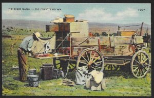 The Chuck Wagon & Cook The Cowboys Kitchen Unused c1930s
