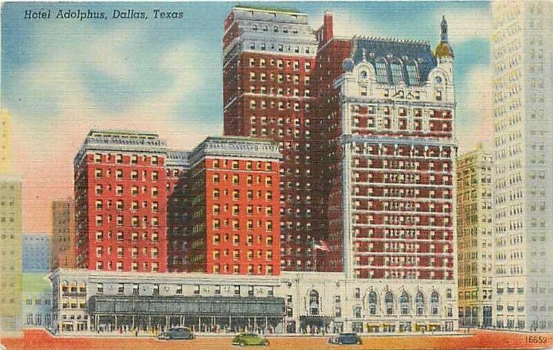 TX, Dallas, Texas, Hotel Adolphus, Curteichp No. 16652