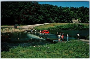 c1960s Winterset, Madison Co IA Pammel State Park Ford Station Wagon Squire A177