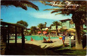 Postcard HOTEL SCENE Las Vegas Nevada NV AM8588