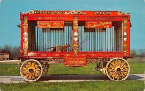 Indianapolis Zoological Park Authentic Circus Cage Wagon Arf Johns of Peru, I...