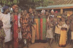 African Mat Market Africa Trader Craft Crafts Postcard