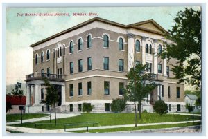 1908 The Winona General Hospital Winona Minnesota MN Antique Postcard