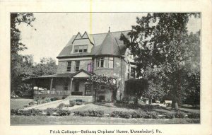 Postcard C-1910 Pennsylvania Womelsdorf Frick Cottage Bethany Orphan 23-12899