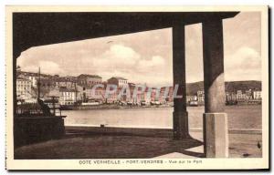 Postcard Old Port Vendres Cote Vermeille View Of Port