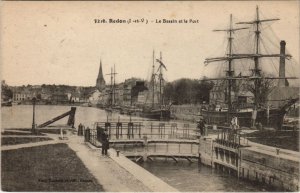 CPA Redon Le Bassin et le Port (1236678)