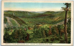 M-32456 Deerfield Valley from Mohawk Trail through the Berkshire Hills Massac...