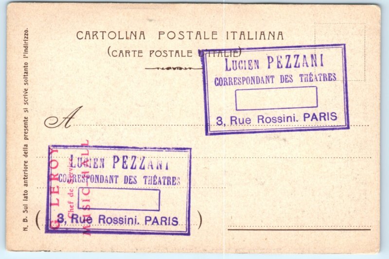 Deluca  Brothers Acrobats Troupe Postcard