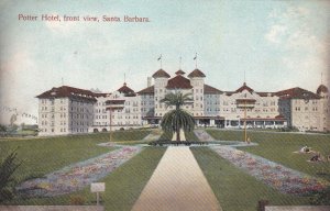 SANTA BARBARA, California, 1900-1910s; Potter Hotel, Front View