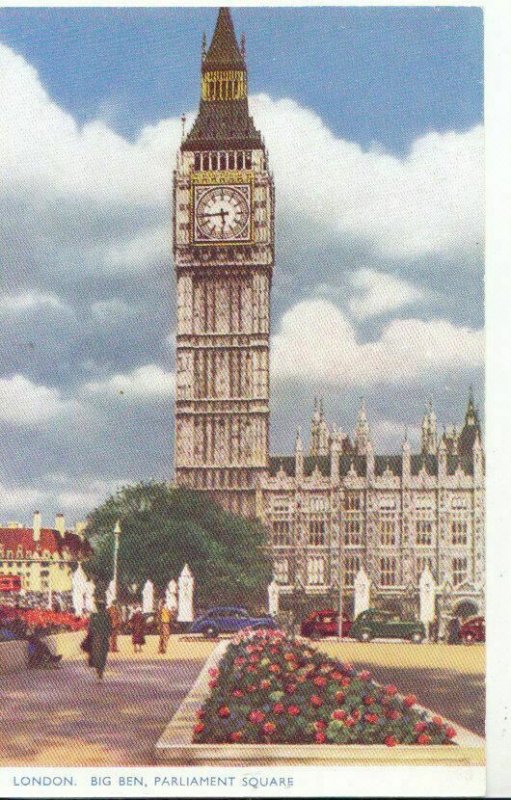 London Postcard - Big Ben - Parliament Square - Ref ZZ5496
