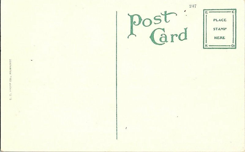 Christian Church Emporia Kansas Vintage Postcard Standard View Card 