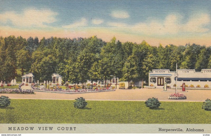 HARPERSVILLE , Alabama , 1930-40s ; Meadow View Court