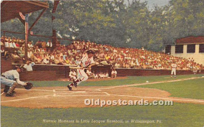 Historic Moments in Little League Baseball Williamsport, Pennsylvania, PA, US...