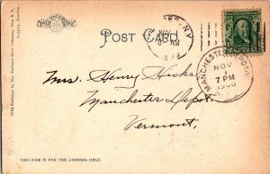 Emma Willard School and Court House, Troy NY Undivided Back Vintage Postcard R49
