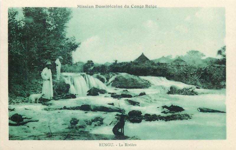 Mission Dominicaine Belgium Congo Belge missionary Rangu river