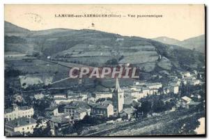 Old Postcard Lamure sur Azergues Panoramic