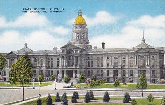 In Wonderful Wyoming State Capitol Cheyenne Wyoming