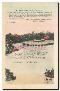 Old Postcard is Our Glorious Dead Under the Triumphal Arch