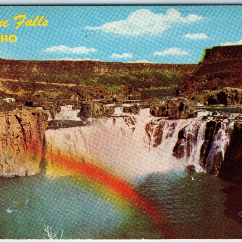 c1960s Twin Falls, ID Shoshone Falls Snake River Canyon Scenic Chrome PC A319