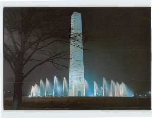 Postcard Obelisk to the Soldier of Constitution, at Ibirapuera Park, Brazil