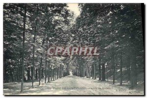 Old Postcard Parc de St Cloud Allee Breteuil