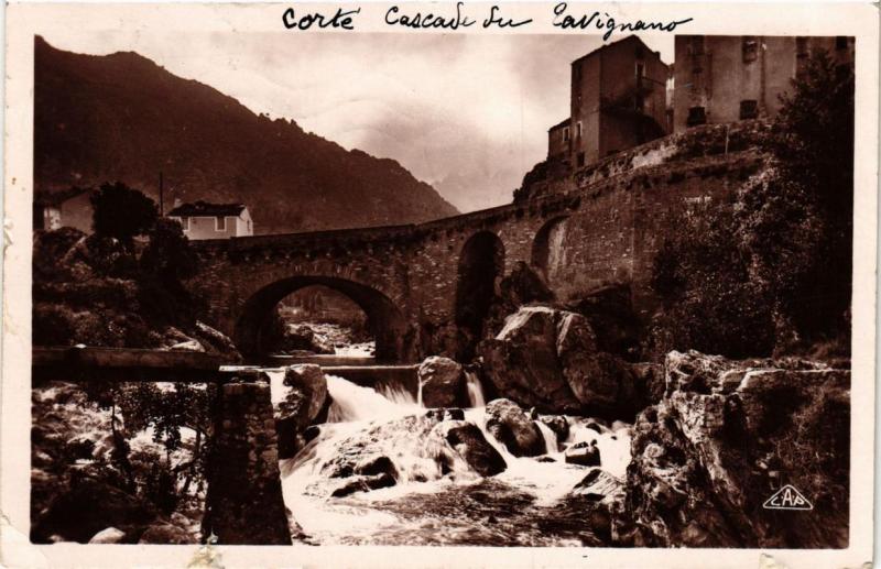 CPA CORSE Corte- Cascade du Tavignano. (711532)