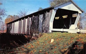 Historic Covered Bridge Canal Winchester, Ohio OH