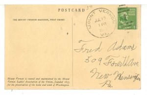 VA - Mount Vernon. George & Martha Washington's Home