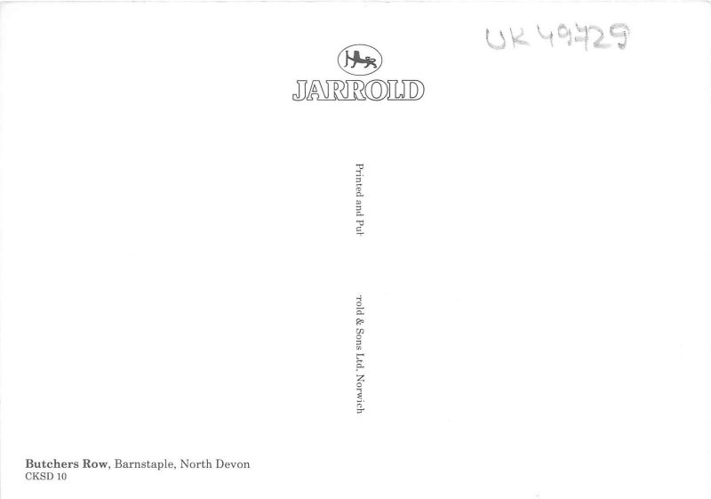 uk49729 butchers row barnstalpe north devon uk