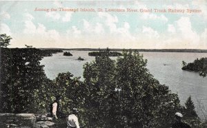 US6187 among the thousand islands st lawrence river grand trunk railway canada
