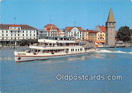 Ms Austria Ship Hafen Von Lindau Unused 