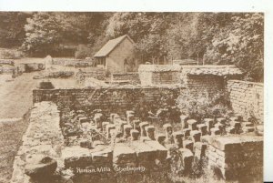 Gloucestershire Postcard - Roman Villa - Chedworth - Ref 14227A