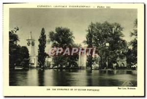 Old Postcard Paris International Colonial Exposition in 1931 & # 39ensemble v...