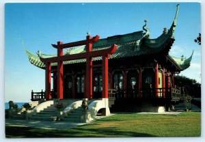 NEWPORT, R.I. ~ Marble House CHINESE TEA HOUSE Vanderbilt Belmont 4x6 Postcard