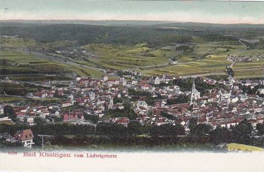 Germany Bad Kissingen vom Luwigsturm