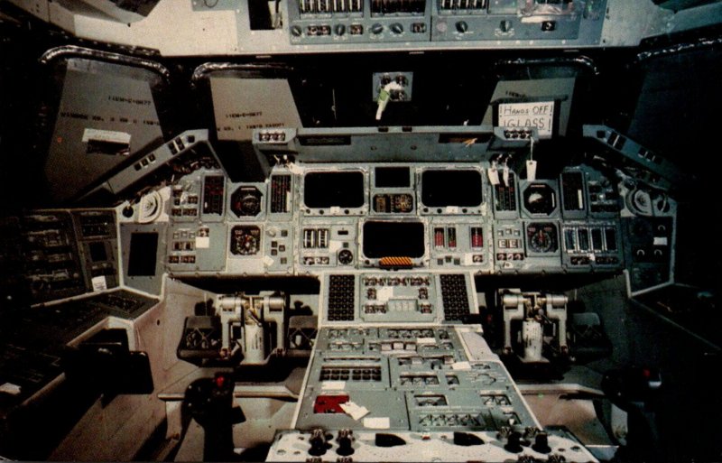 NASA Forward Flight Deck Aboard The Space Shuttle Discovery