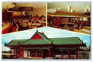 c1960 Chinese Gardens Exotic Chinese Restaurant Portland Oregon Vintage Postcard