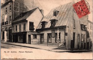 Canada Quebec Maison Montcalm Vintage Postcard C041