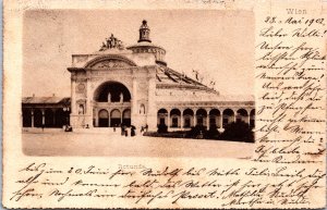 Austria Wien Rotunde Vienna Vintage Postcard 09.60