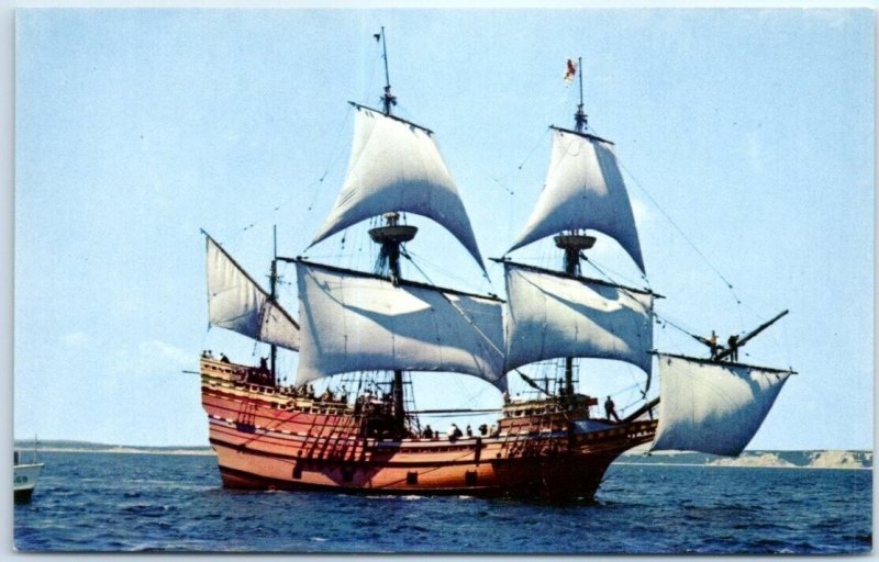 Postcard - Mayflower II, Plimoth Plantation - Plymouth, Massachusetts